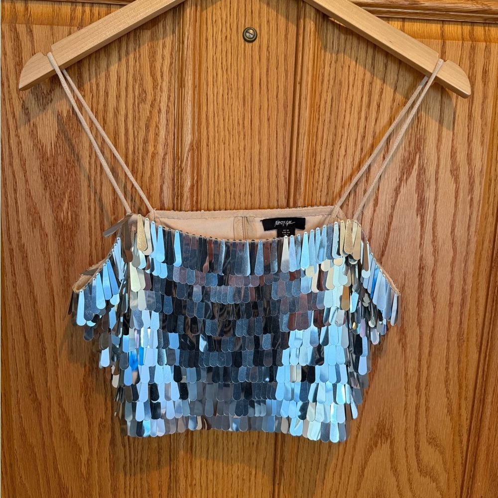 Sequence crop top